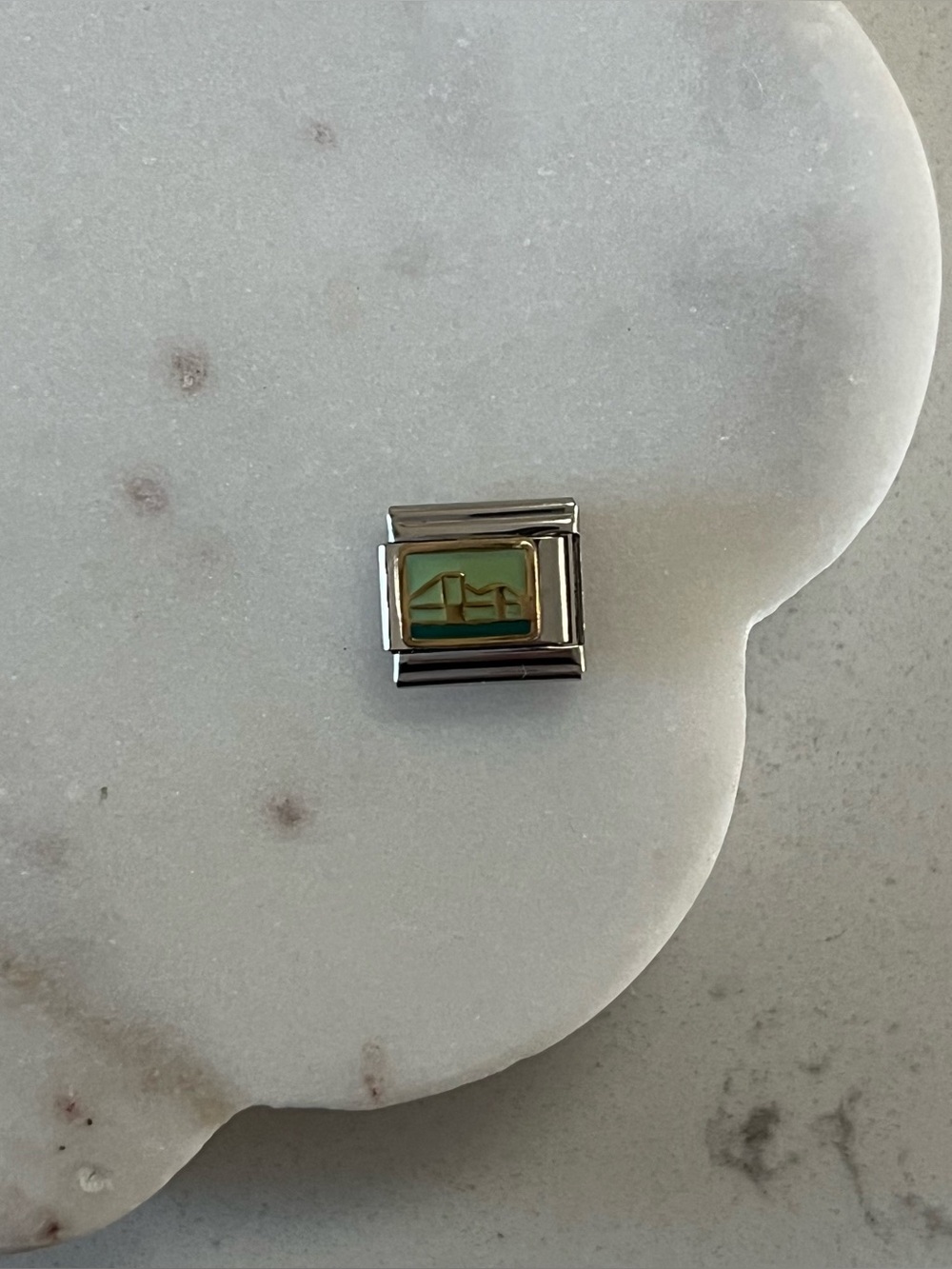 Golden Gate Bridge San Francisco charm nomination style link for bracelet